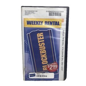 Blockbuster Video VHS Clamshell Rental Case Jack and the Beanstalk Real Story